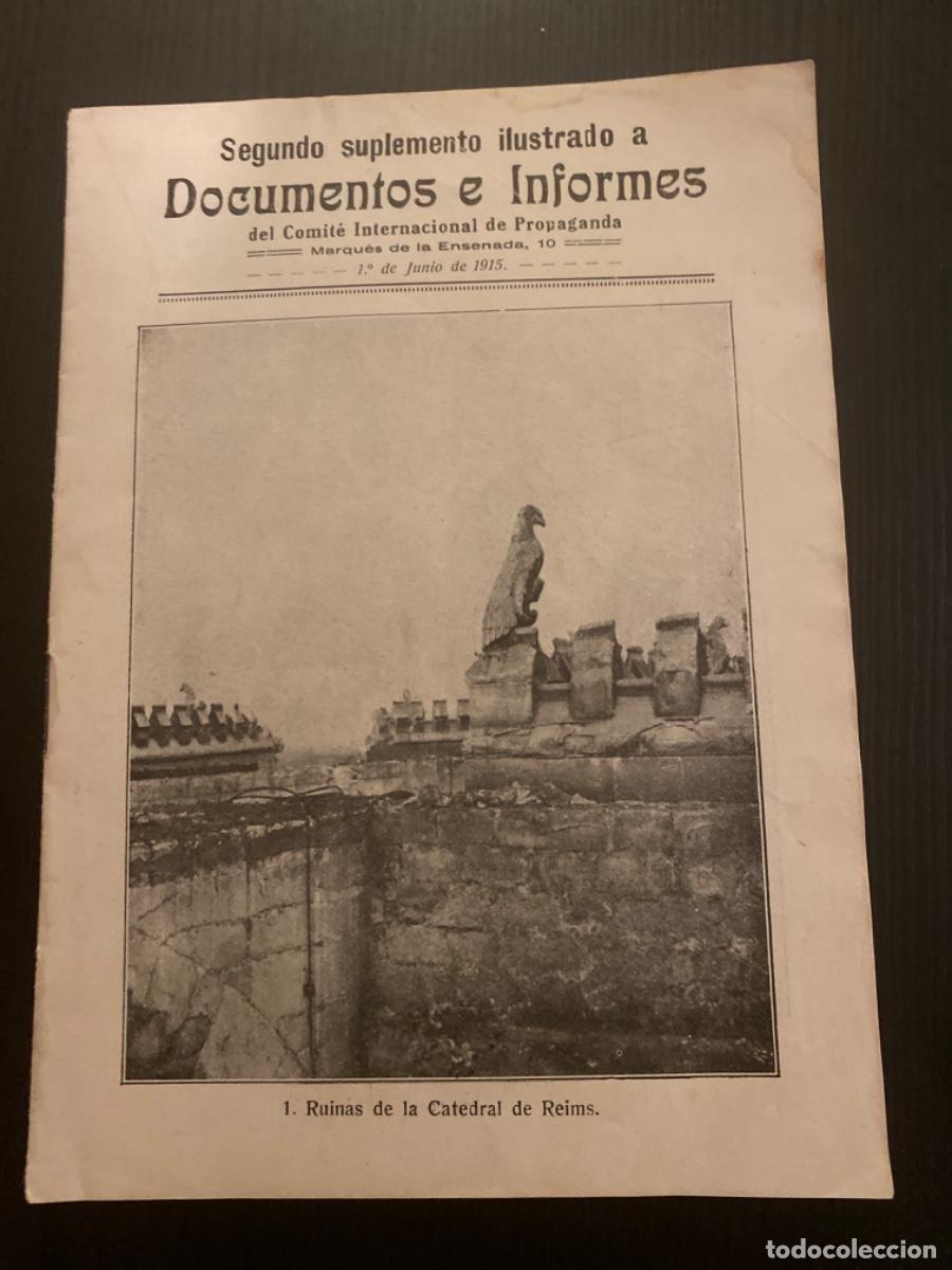 Militaria: Libro documentos e informes guerra mundial comit&eacute; internacional propaganda segundo suplemento ilust