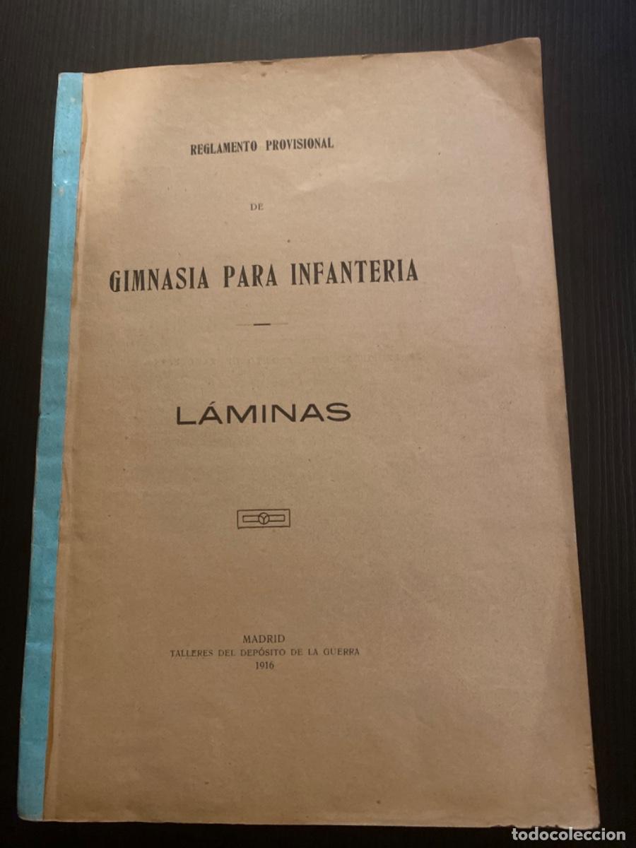 Militaria: Libro 1916 Reglamento provisional Laminas Gimnasia para Infanteria