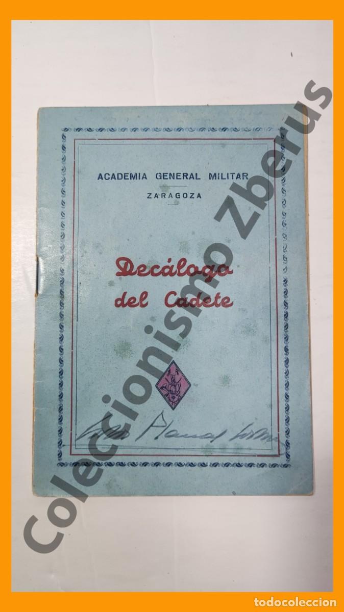 Militaria: DECALOGO del Cadete