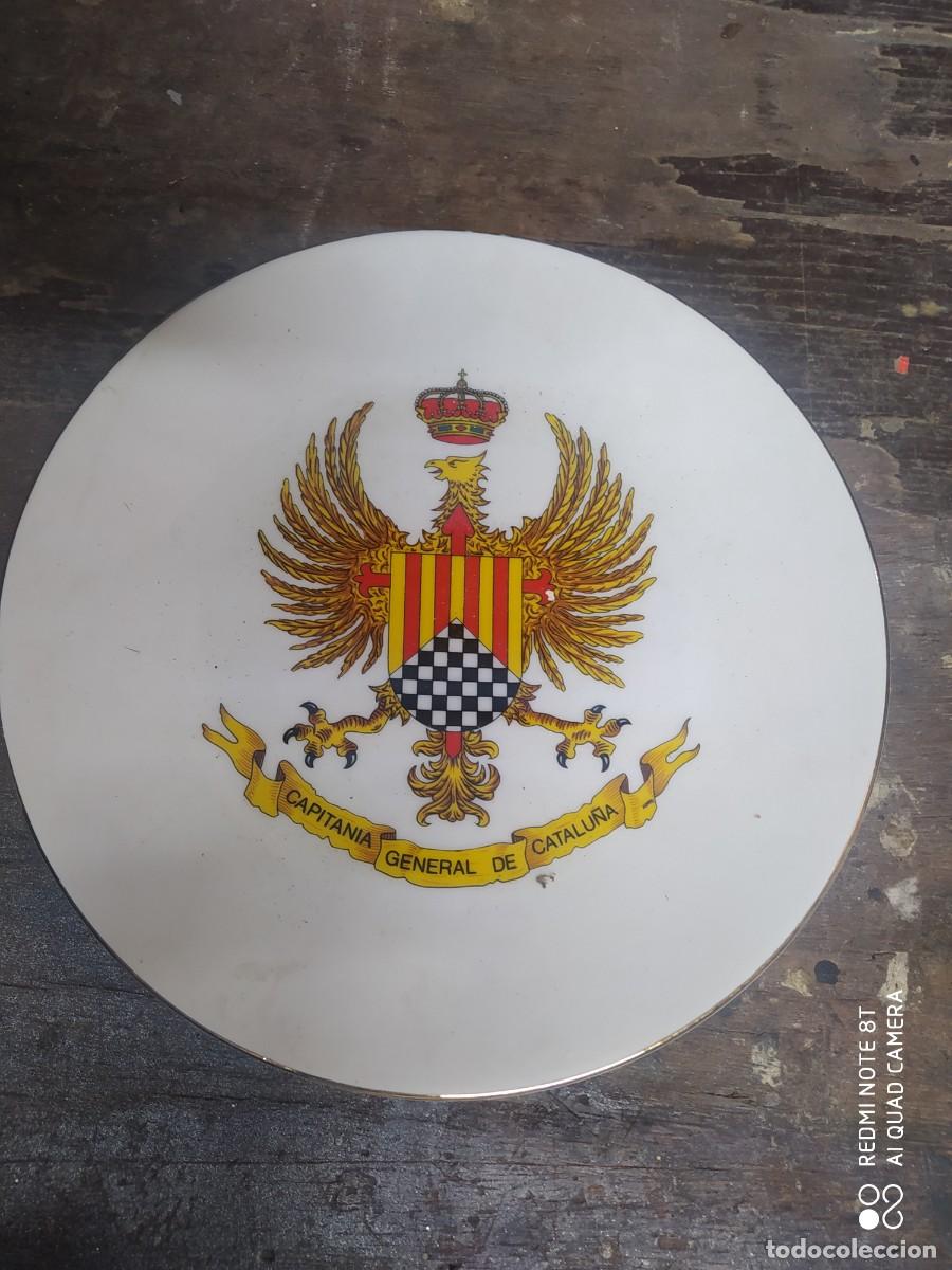 Militaria: plato militar capitania general de catalu&ntilde;a