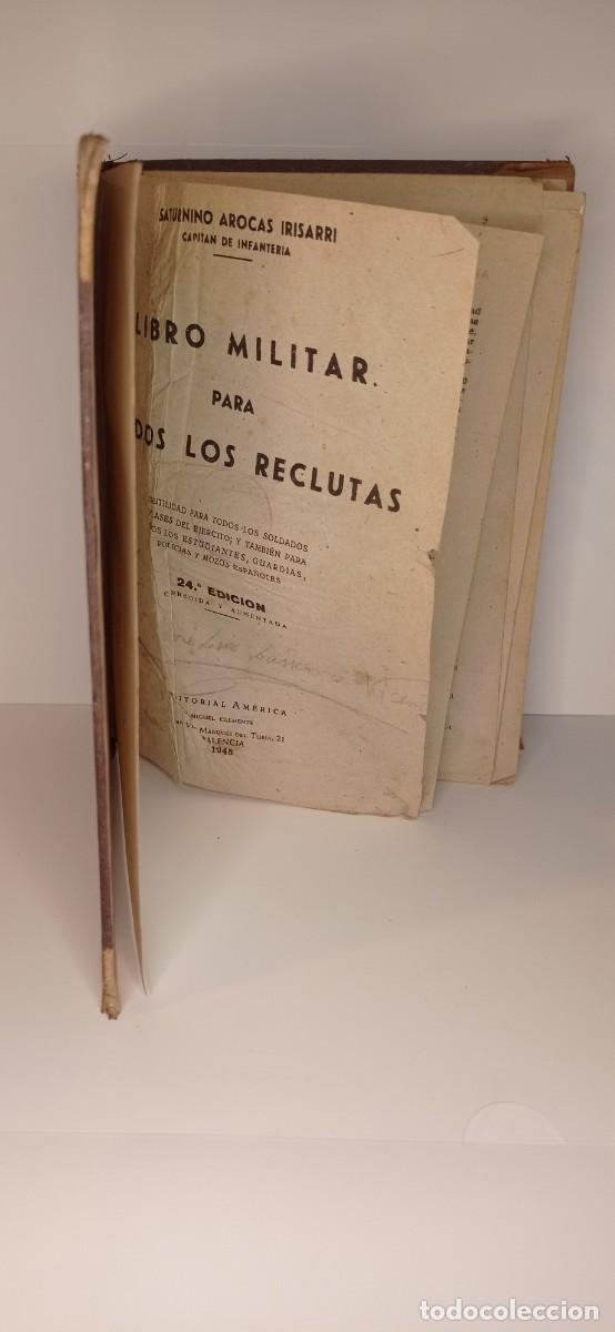 Militaria: LIBRO MILITAR PARA TODOS LOS RECLUTAS/FUERZAS ARMADAS,EJERCITO ESPA&Ntilde;OL