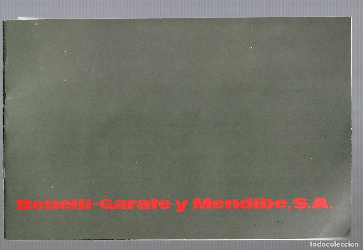 Militaria: M180 - CATALOGO DE ESCOPETAS DE CAZA BENELLI-GARATE Y MENDIBE S.A. DE 1.975