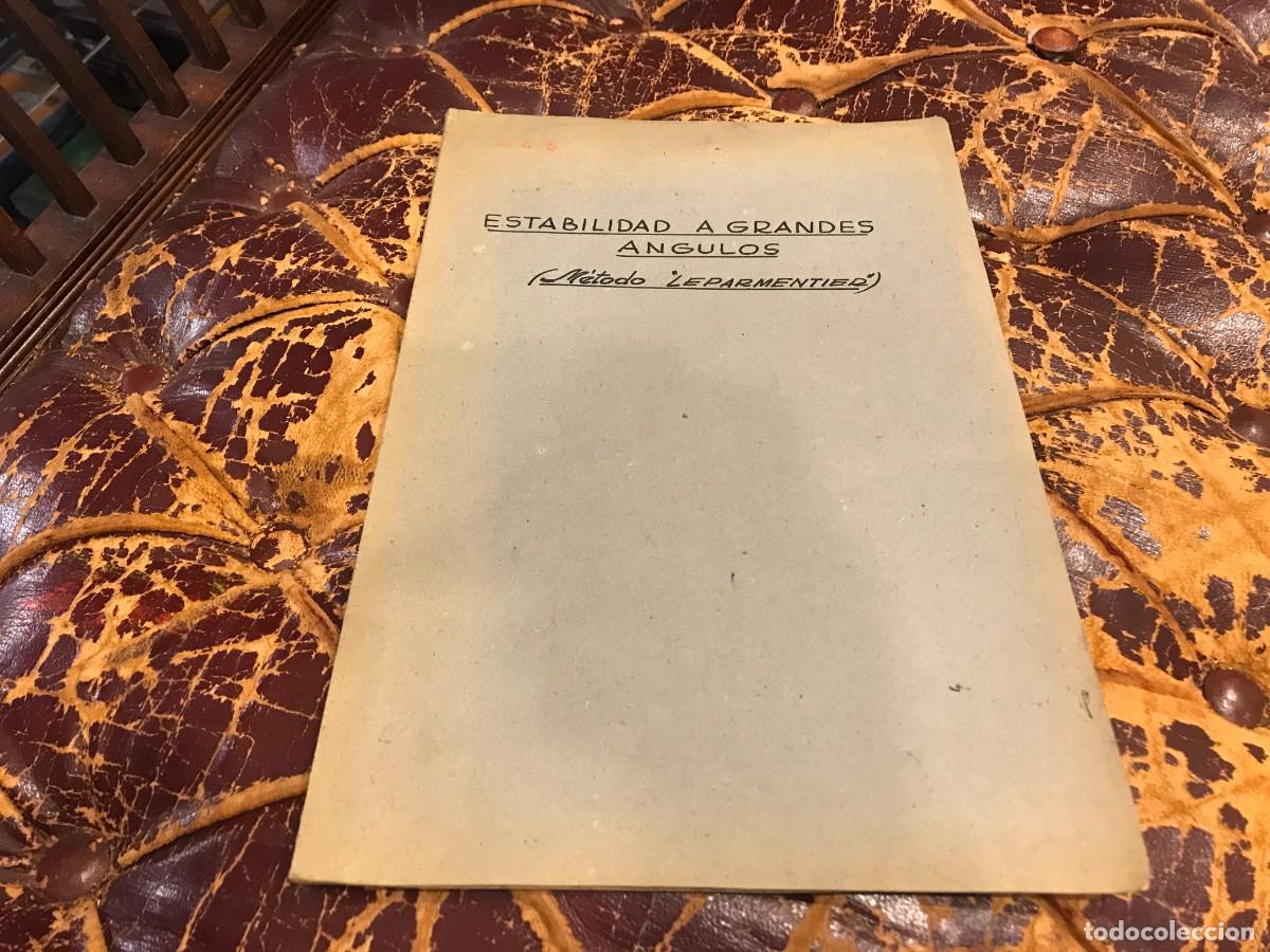 Militaria: ESTABILIDAD A GRANDES ANGULOS (M&Eacute;TODO LEPARMENTIER)