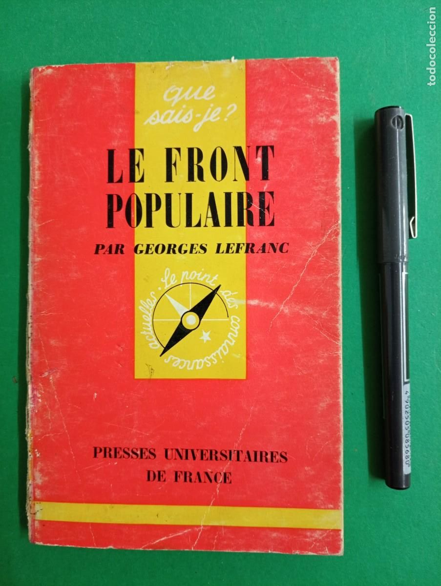 Militaria: Antiguo libro Le Front Populaire 1934 - 1938.