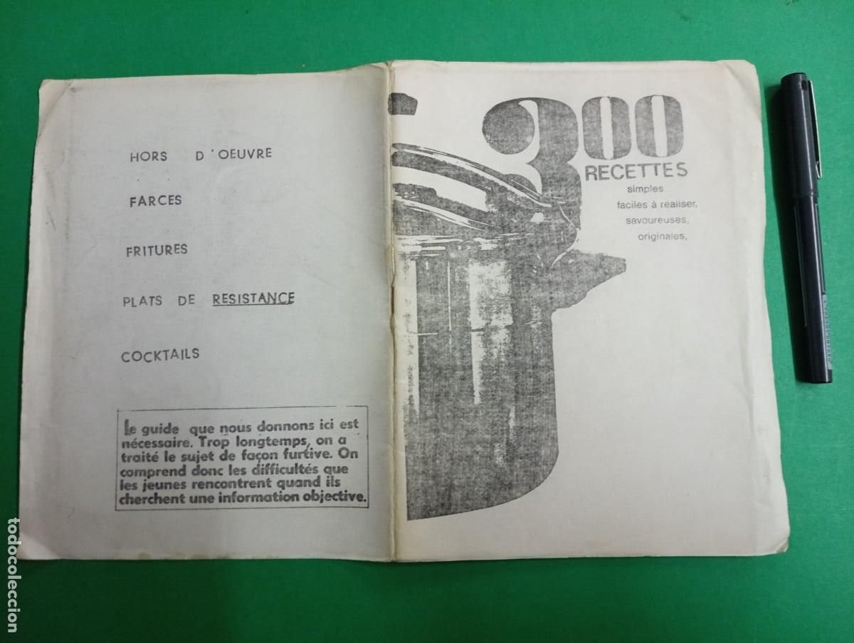 Militaria: Antiguo y raro libro Recetas Guerrilleras. Extrema izquierda.