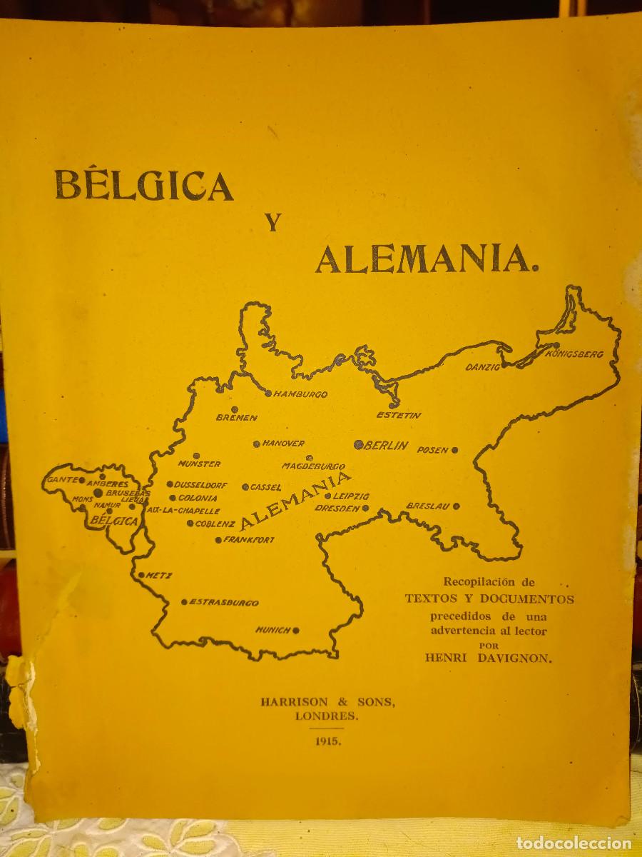Militaria: BELGICA Y ALEMANIA RECOPILACI&Oacute;N DE TEXTOS Y DOCUMENTOS