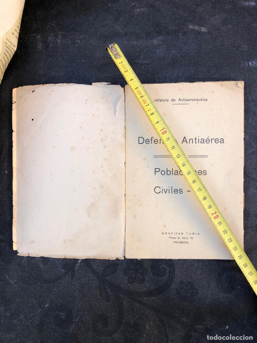 Militaria: Defensa Antia&eacute;rea de las Poblaciones Civiles. II REPUBLICA. GUERRA CIVIL.
