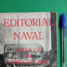 Militaria: ANTIGUO LIBRO EDITORIAL NAVAL. CATÁLOGO DE PUBLICACIONES 1943. MADRID. MILITAR.