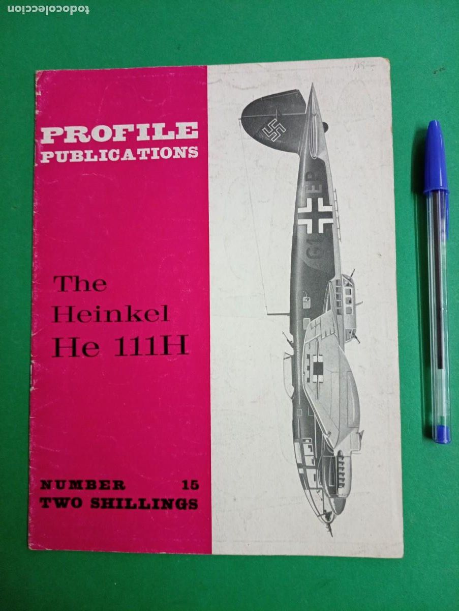 Militaria: Antiguo Folleto de Aviones Alemanes de la II Guerra Mundial. England.