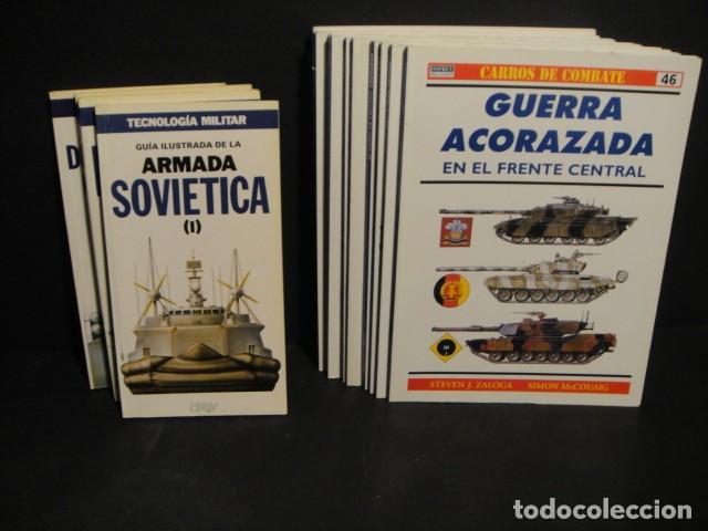 Militaria: libros militares - 16 unidades