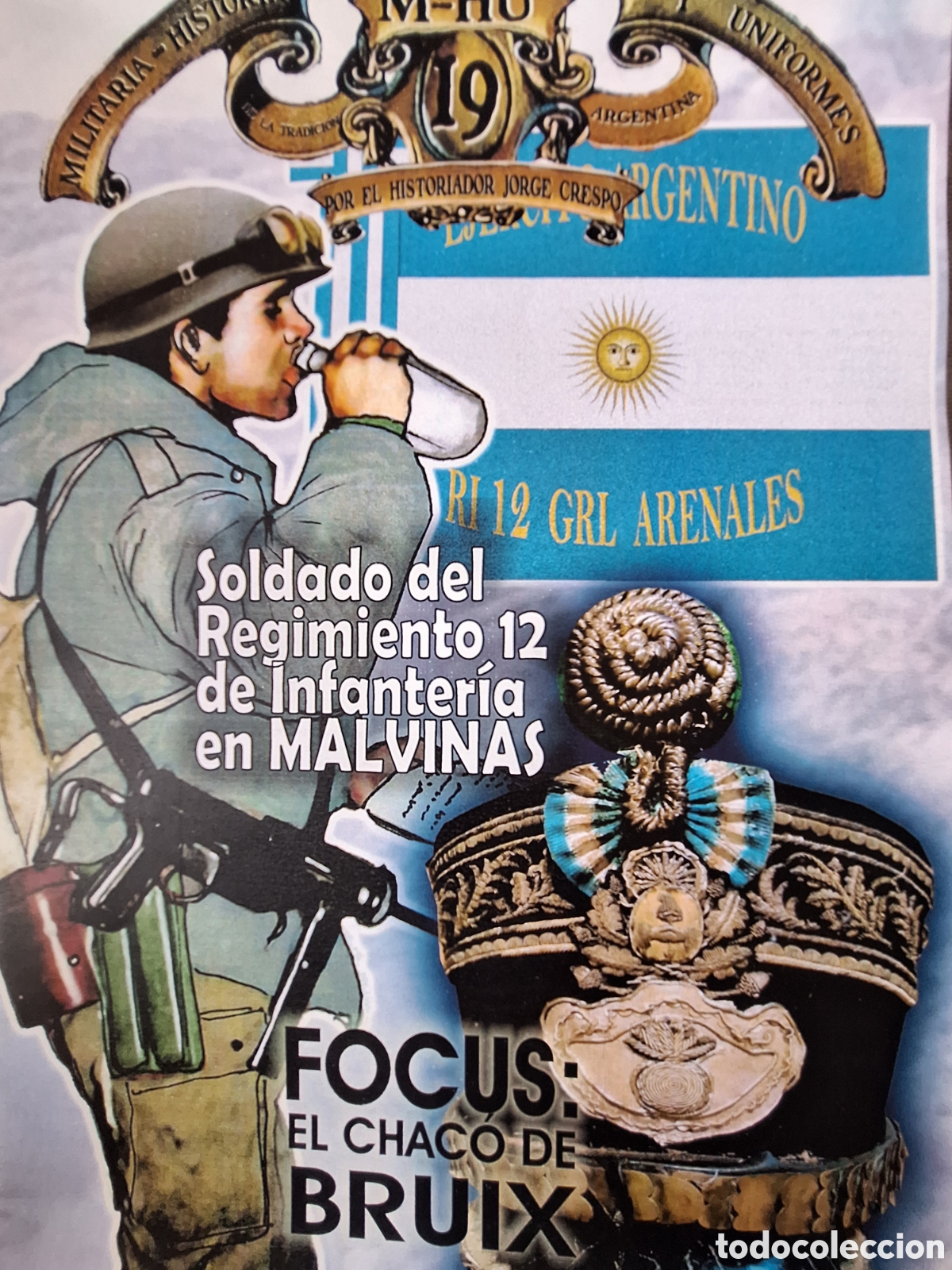 Militaria: Magazine militar regimiento infanter&iacute;a 12 en MALVINAS WAR FALKLANDS UNIFORMES HISTORIA ILUSTRADA