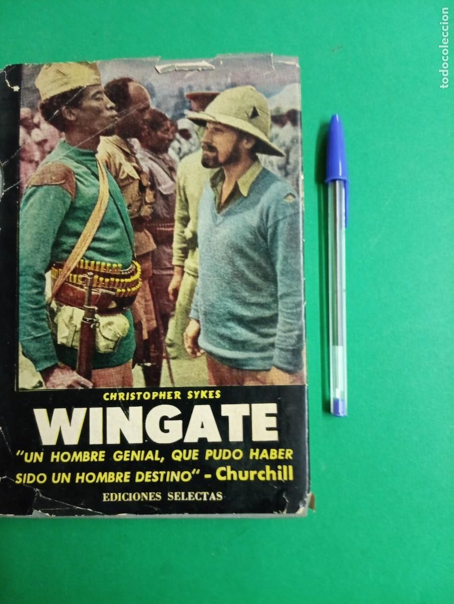Militaria: Antiguo libro WINGATE. Buenos Aires 1961. Christopher Sykes.