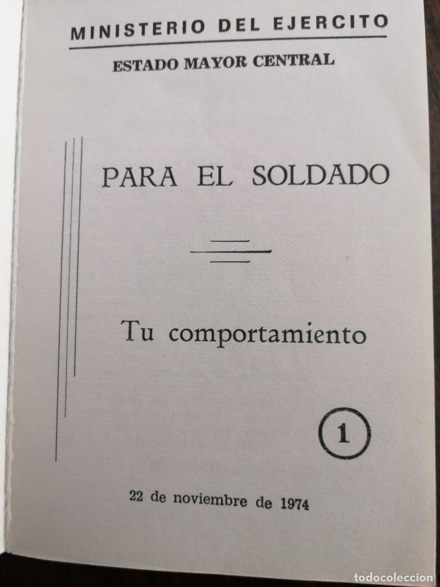 Militaria: PARA EL SOLDADO. TU COMPORTAMIENTO. 1975..ENVIO INCLUIDO EN EL PRECIO