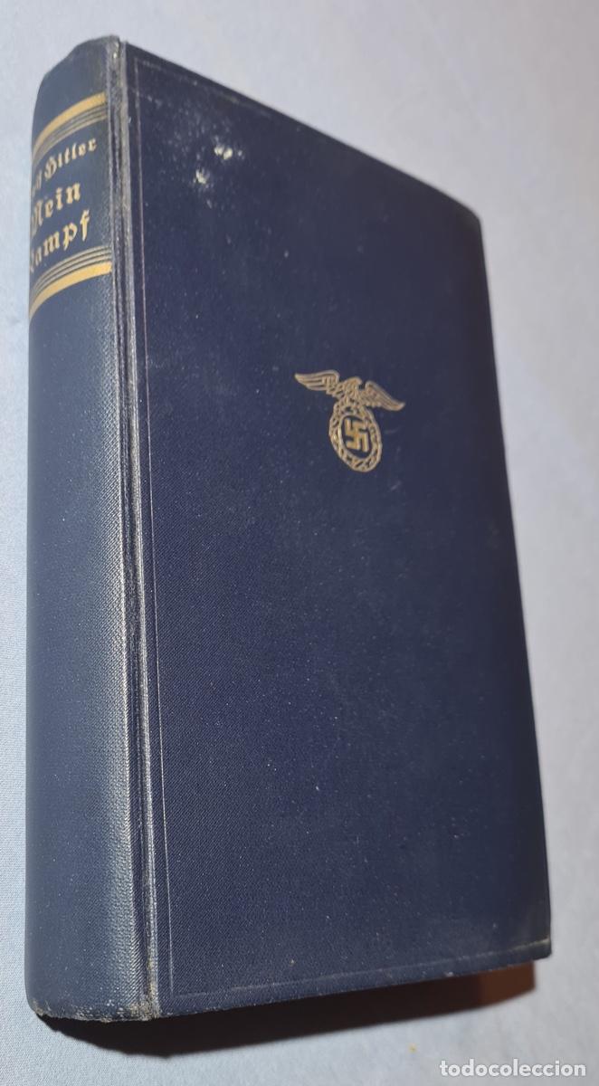 Military Antiques: 1939 edici&oacute;n Mein Kampf. Escrito en Alem&aacute;n. Todo completo.