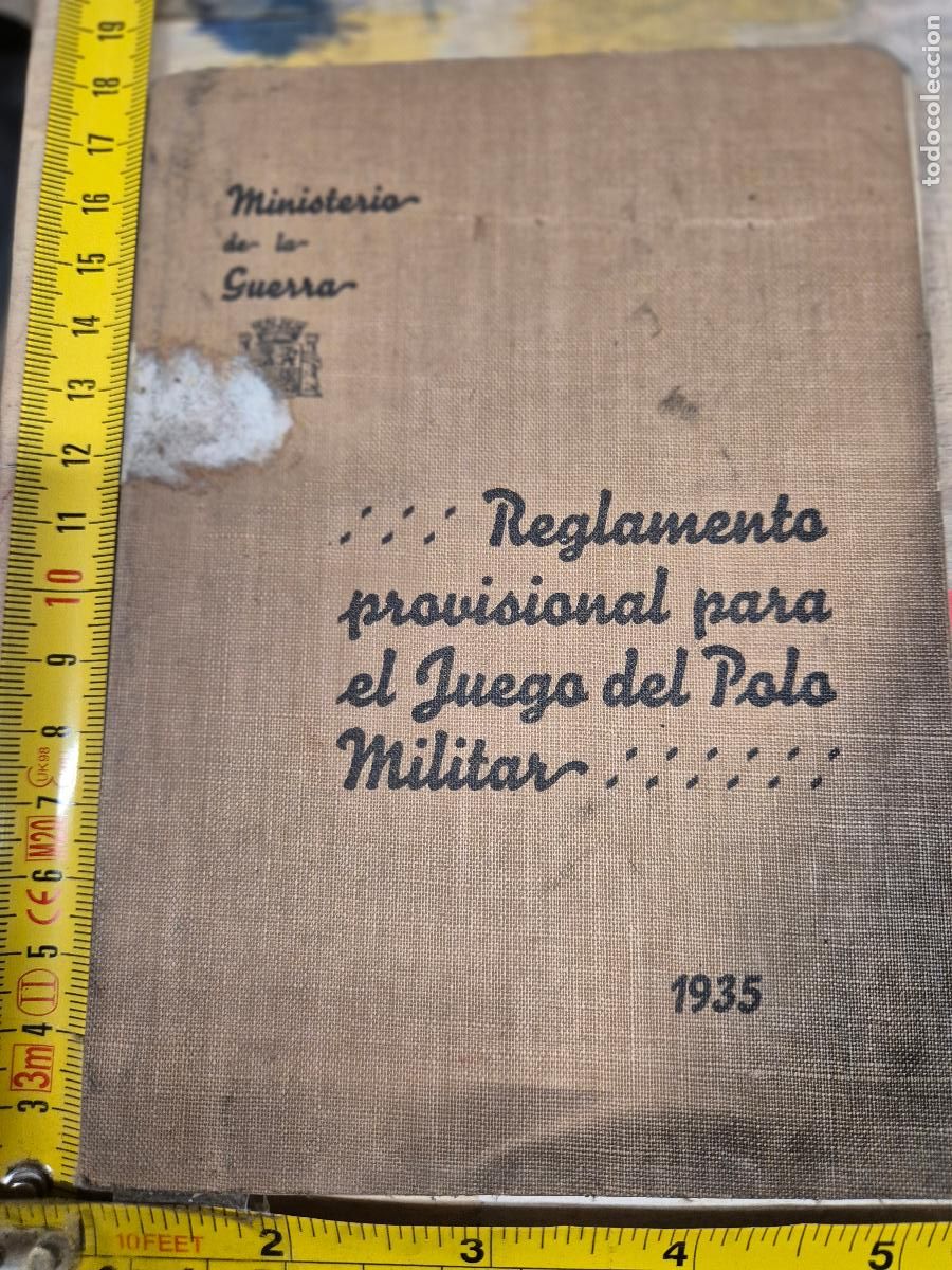 Militaria: Reglamento militar deporte de polo