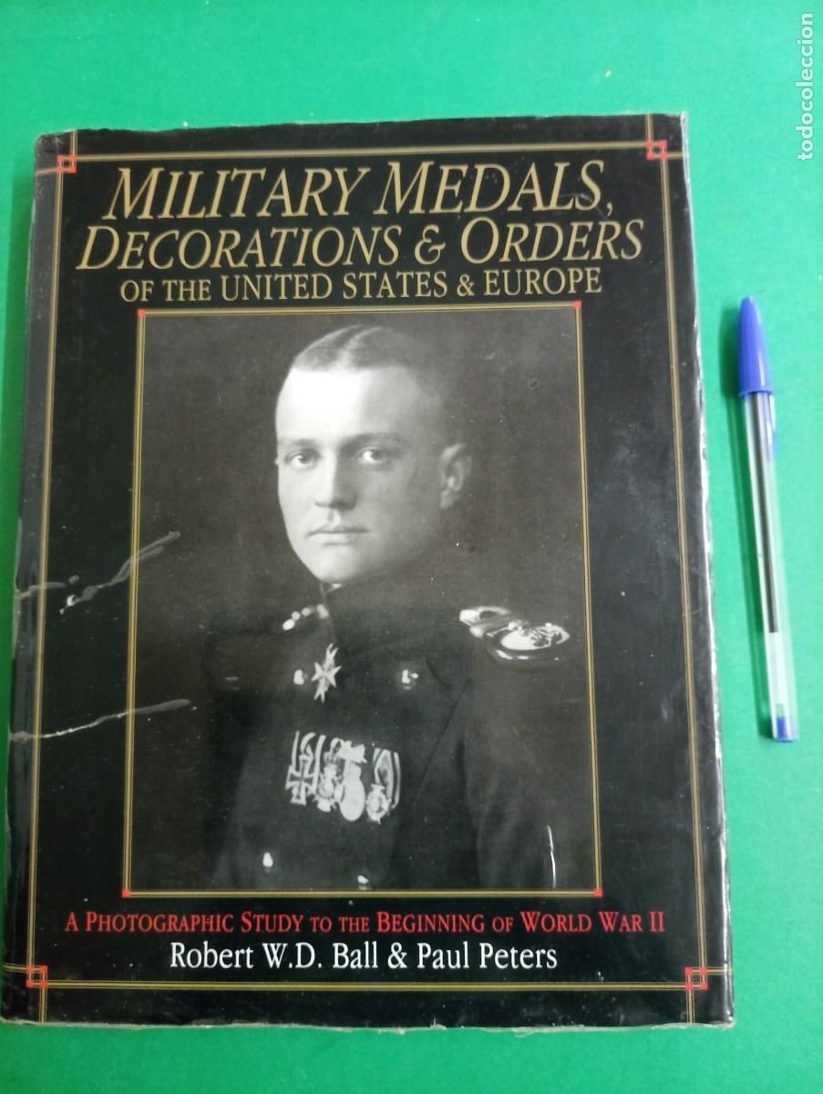 Militaria: Antiguo libro Cat&aacute;logo de Medallas de Estados Unidos y Europa. USA 1994.