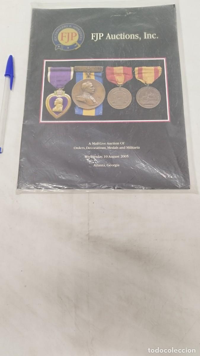 Militaria: Antiguo catalogo de casa de subastas,FLOYD, JOHNSON, & PAINE Inc.Militaria,medallas.Precintado