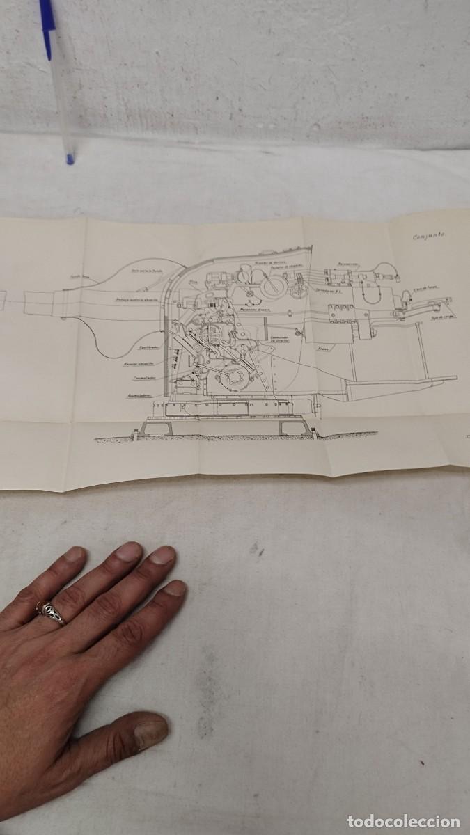 Militaria: Antiguo libro planos militares artiller&iacute;a? A identificar 15 aprox.