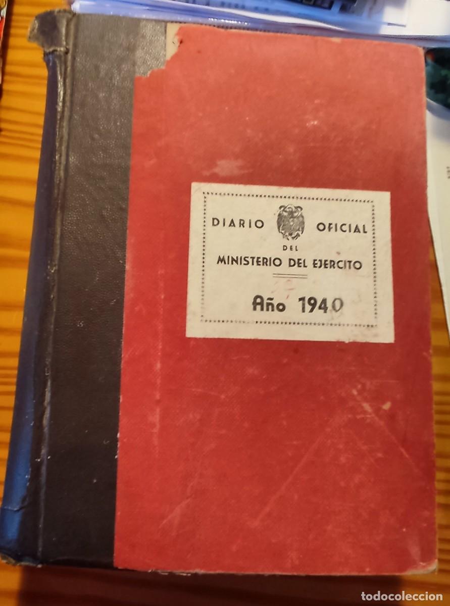 Militaria: Diario Oficial del Ministerio del Ej&eacute;rcito A&ntilde;o 1940