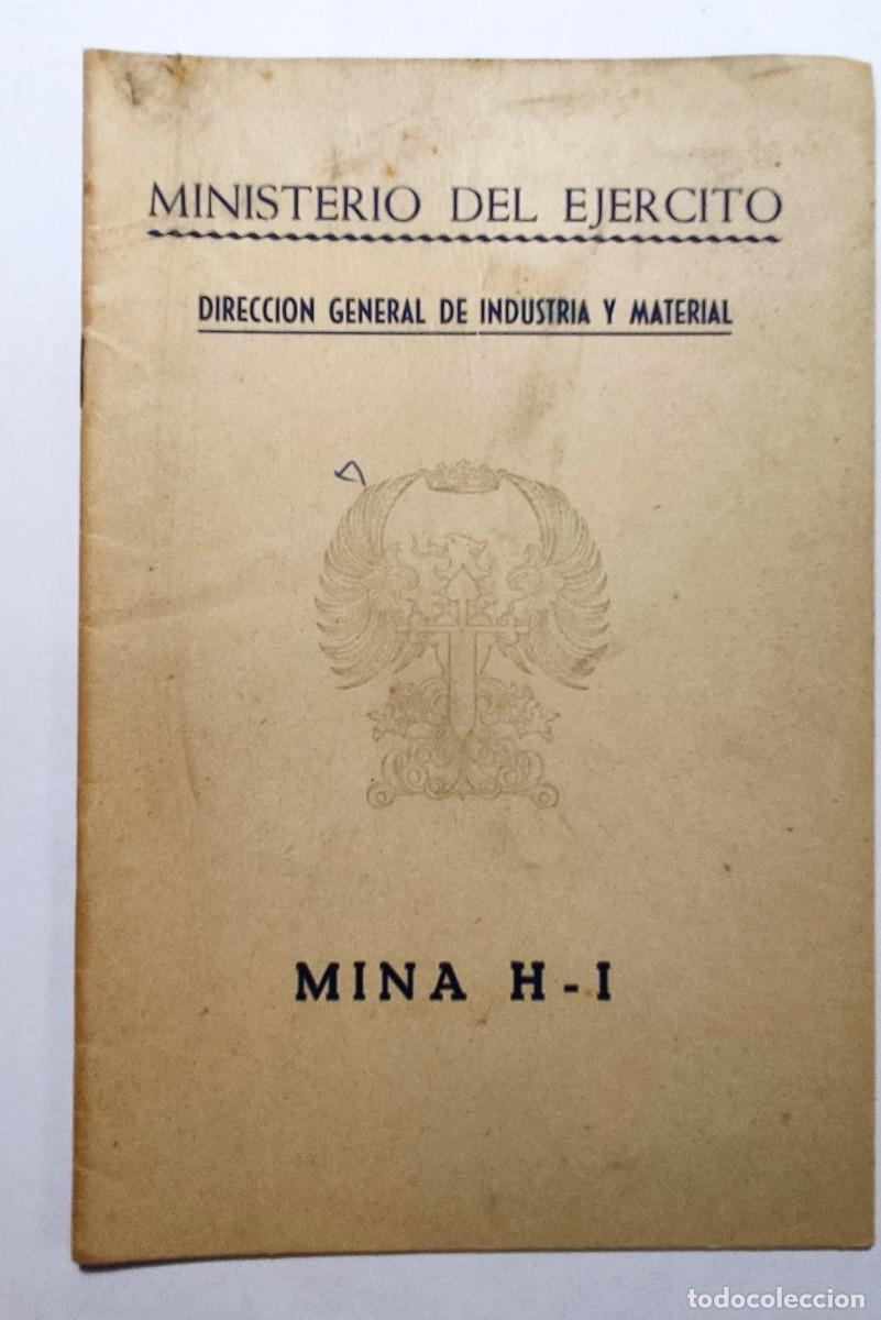 Militaria: Manual: Mina H-1. A&ntilde;o 1951