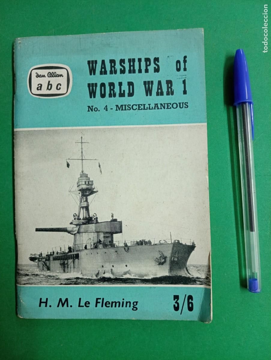 Militaria: Antiguo libro Barcos de la I Guerra Mundial. London 1930.