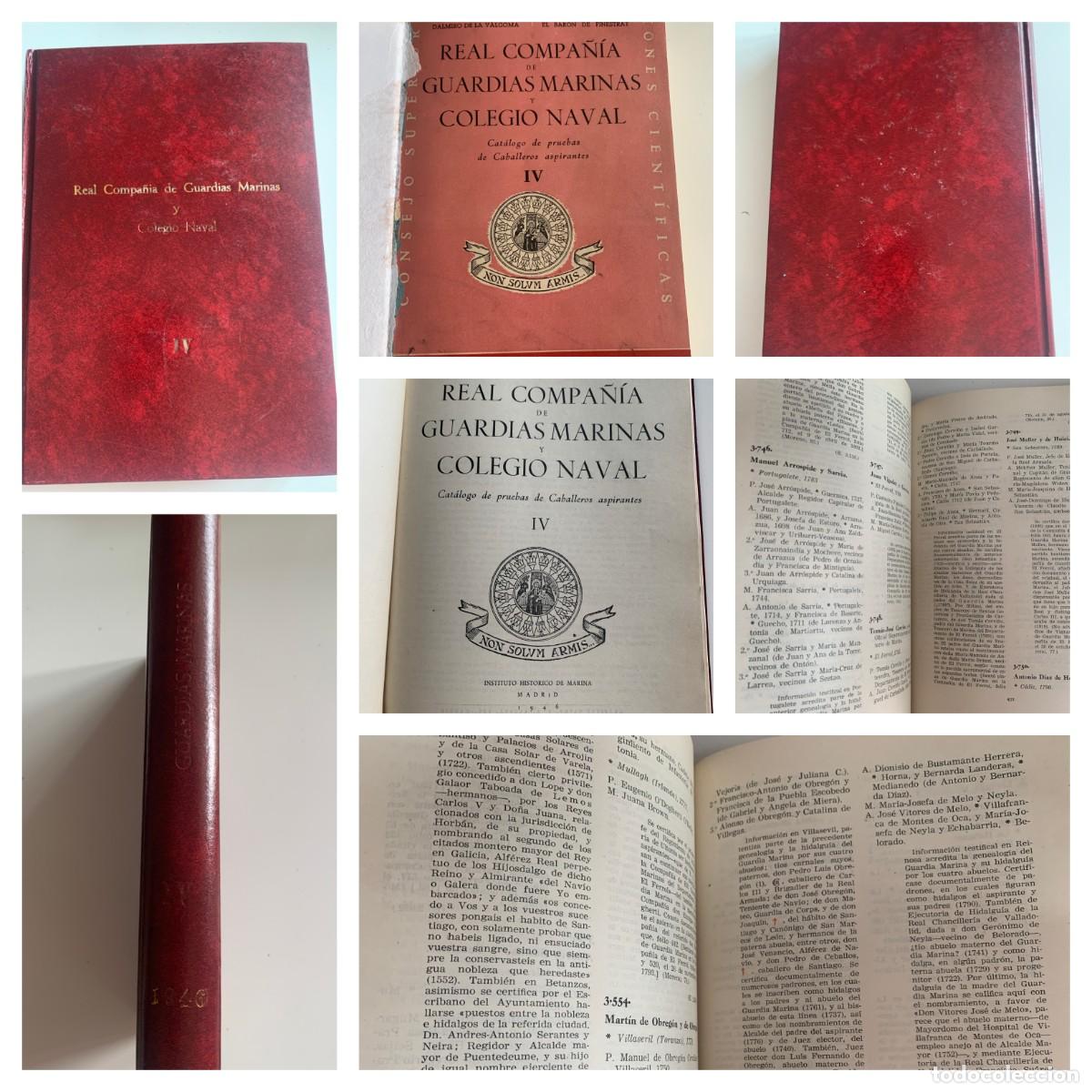 Militaria: ''GUARDIAS MARINA Y COLEGIO NAVAL, CATALOGO DE PRUEBAS IV. 1946. BARON DE FINESTRAT. U25