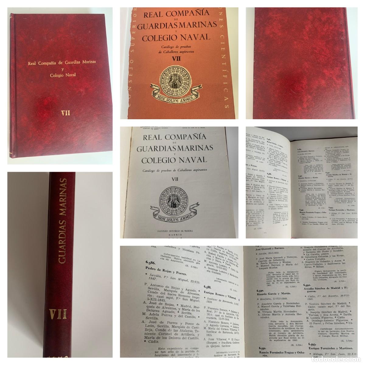 Militaria: ''GUARDIAS MARINA Y COLEGIO NAVAL, CATALOGO DE PRUEBAS VII. 1956. BARON DE FINESTRAT. U25