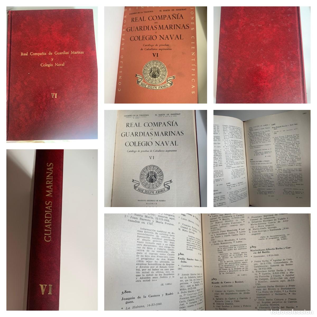 Militaria: ''GUARDIAS MARINA Y COLEGIO NAVAL, CATALOGO DE PRUEBAS VI. 1955. BARON DE FINESTRAT. U25