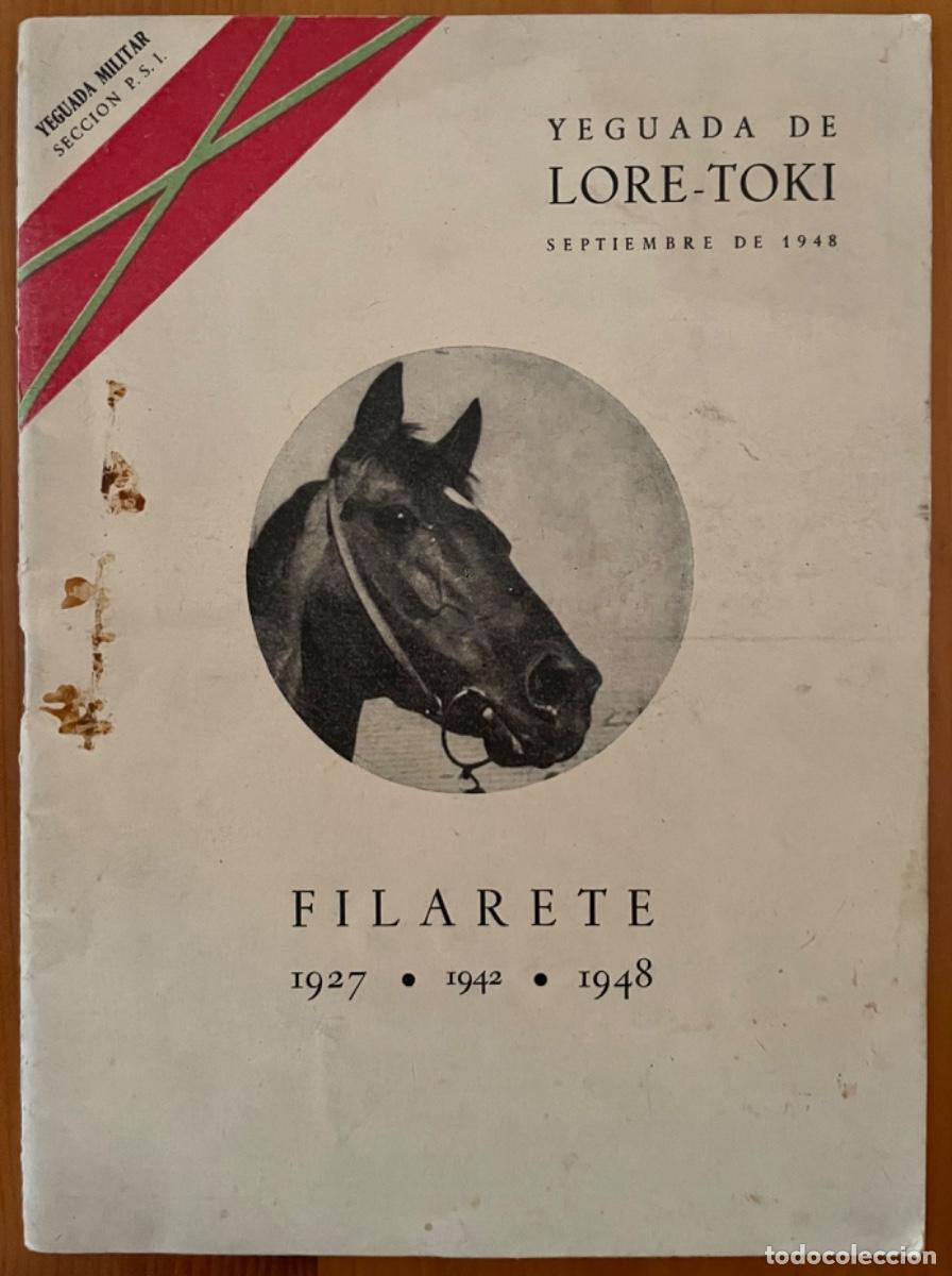 Militaria: CABALLOS- YEGUADA MILITAR LORE- TOKI- FILARETE- 1948