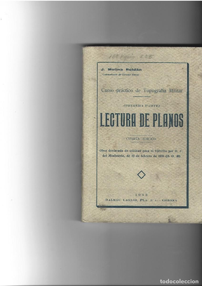 Military Antiques: TOPOGRAFIA MILITAR, LECTURA DE PLANOS