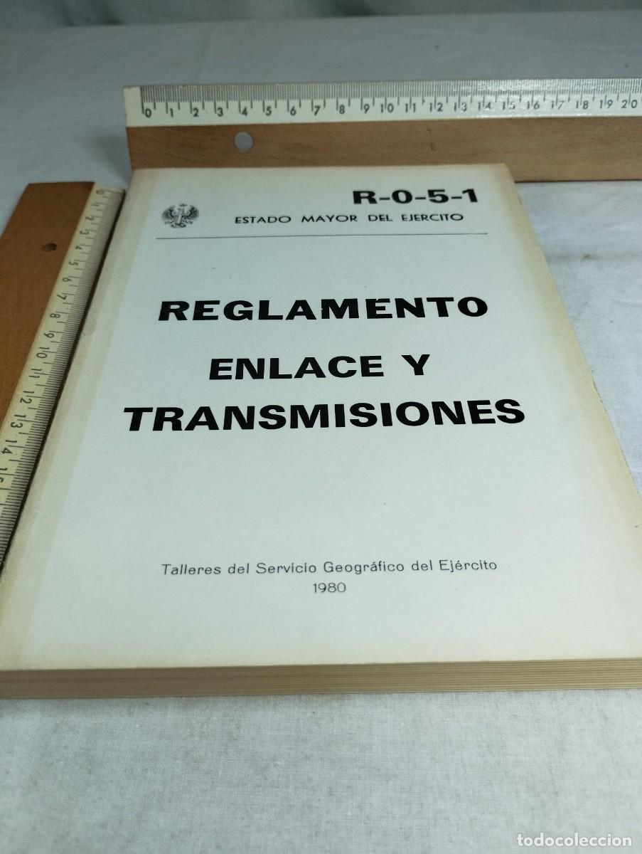 Military Antiques: Reglamento enlace y transm. Talleres del servicio geogr&aacute;fico del ej&eacute;rcito. Ministerio del ej&eacute;rcito.