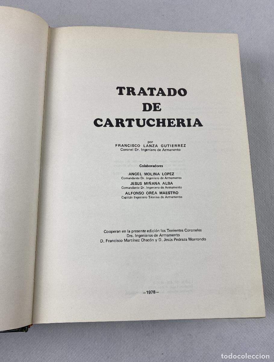 Militaria: TRATADO DE CARTUCHER&Iacute;A F LANZA 1978
