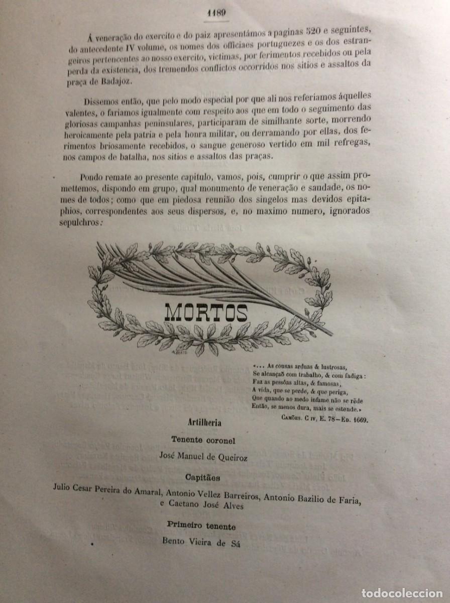 Militaria: Guerra da Pen&iacute;nsula. Rela&ccedil;&atilde;o de militares mortos e feridos, no assalto &agrave; Pra&ccedil;a de Badajoz. Raro
