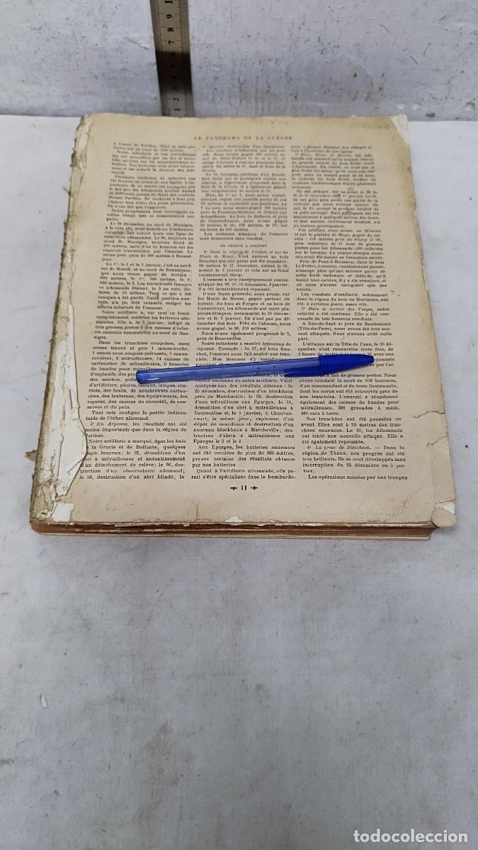 Militaria: Antiguo libro incompleto,Le panorama de la guerre.1&deg;guerra mundial.