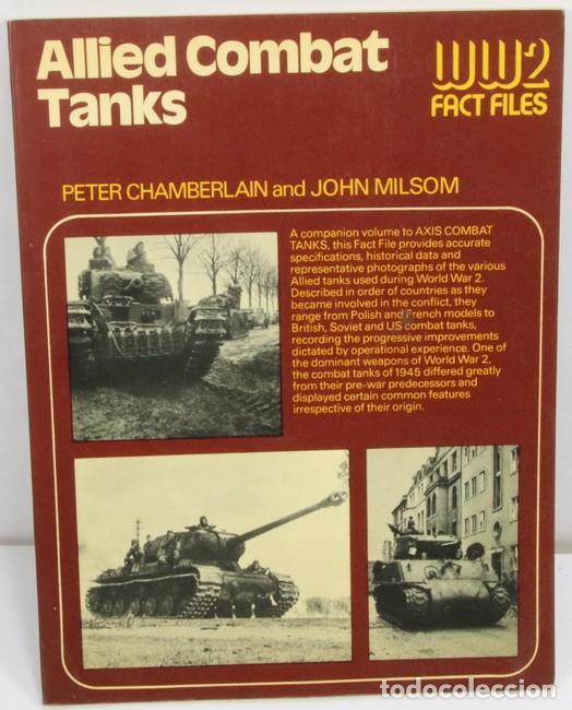 Militaria: Libro Allied combat tanks WW 2. Peter Chamberlian & John Milson. En ingles.
