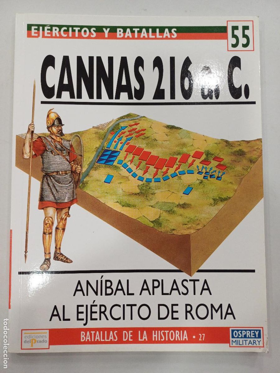 Militaria: CANNAS 216 a.C/ANIBAL APLASTA AL EJERCITO /EJERCITOS Y BATALLAS 55.
