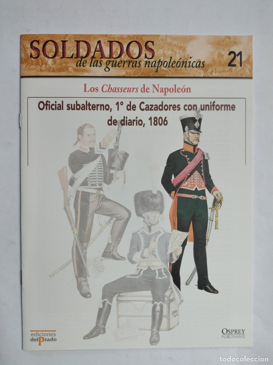 Militaria: SOLDADOS DE LAS GUERRAS NAPOLE&Oacute;NICAS N&ordm; 21 OFICIAL SUBALTERNO 1&ordm; DE CAZADORES 1806