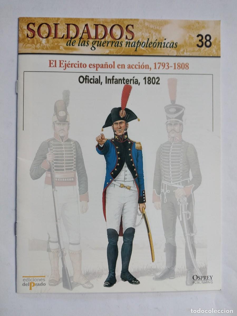 Militaria: SOLDADOS DE LAS GUERRAS NAPOLE&Oacute;NICAS N&ordm; 38 OFICIAL INFANTER&Iacute;A EJ&Eacute;RCITO ESPA&Ntilde;OL 1808