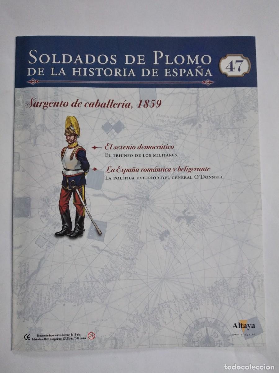 Militaria: SOLDADOS DE PLOMO DE LA HISTORIA DE ESPA&Ntilde;A N&ordm; 47 SARGENTO DE CABALLER&Iacute;A 1859