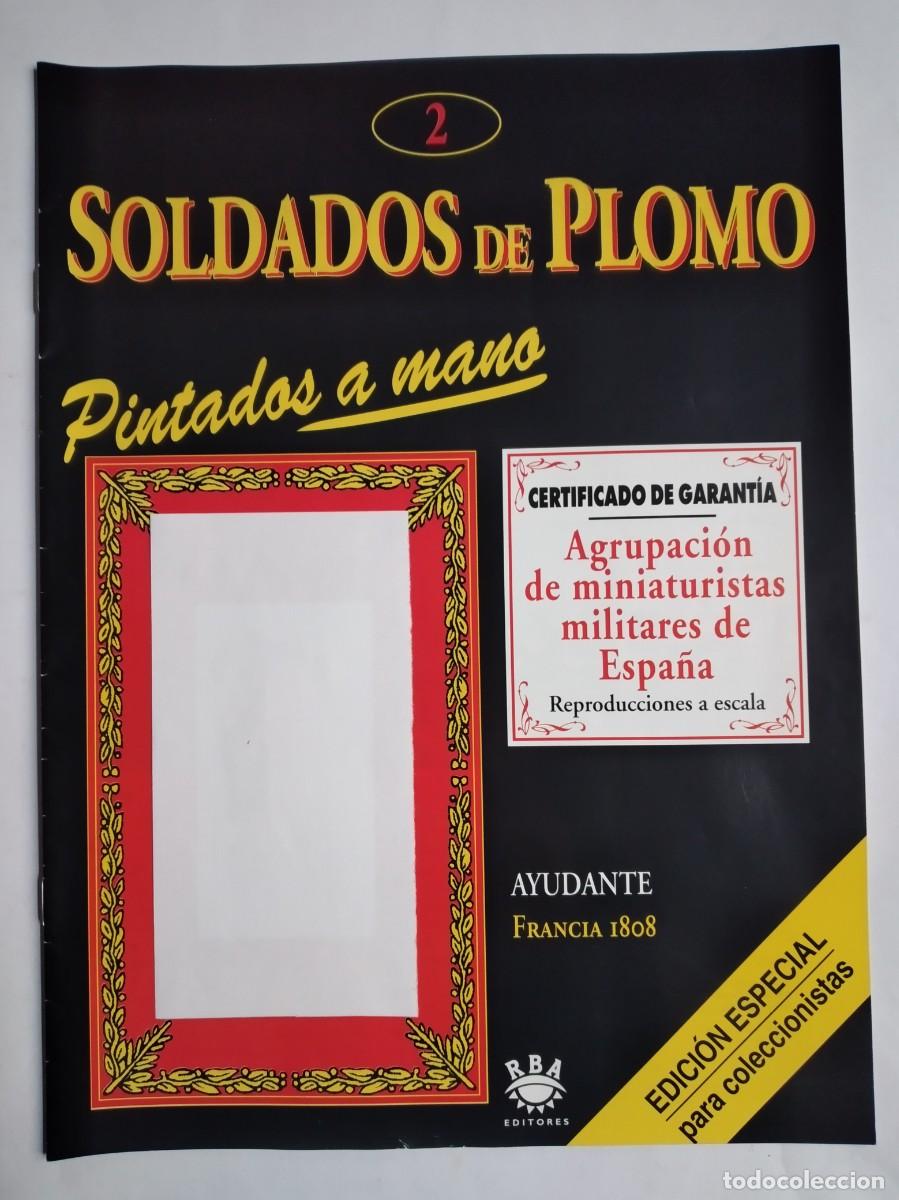 Militaria: ENCICLOPEDIA DE LOS SOLDADOS DE PLOMO N&ordm; 2 AYUDANTE FRANCIA 1808