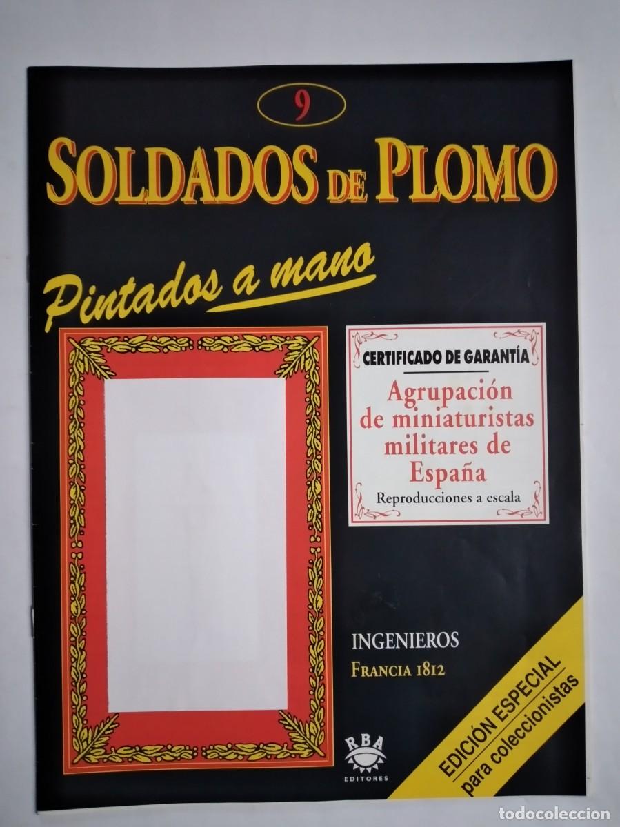 Militaria: ENCICLOPEDIA DE LOS SOLDADOS DE PLOMO N&ordm; 9 SOLDADO INGENIEROS FRANCIA 1812