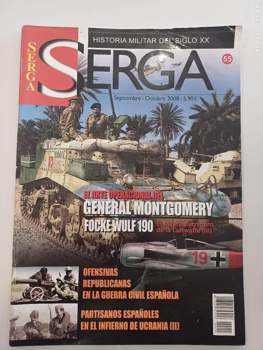 Militaria: SERGA/HISTORIA MILITAR DEL SIGLO XX/GENERAL MONTGOMERY/N&ordm;55.