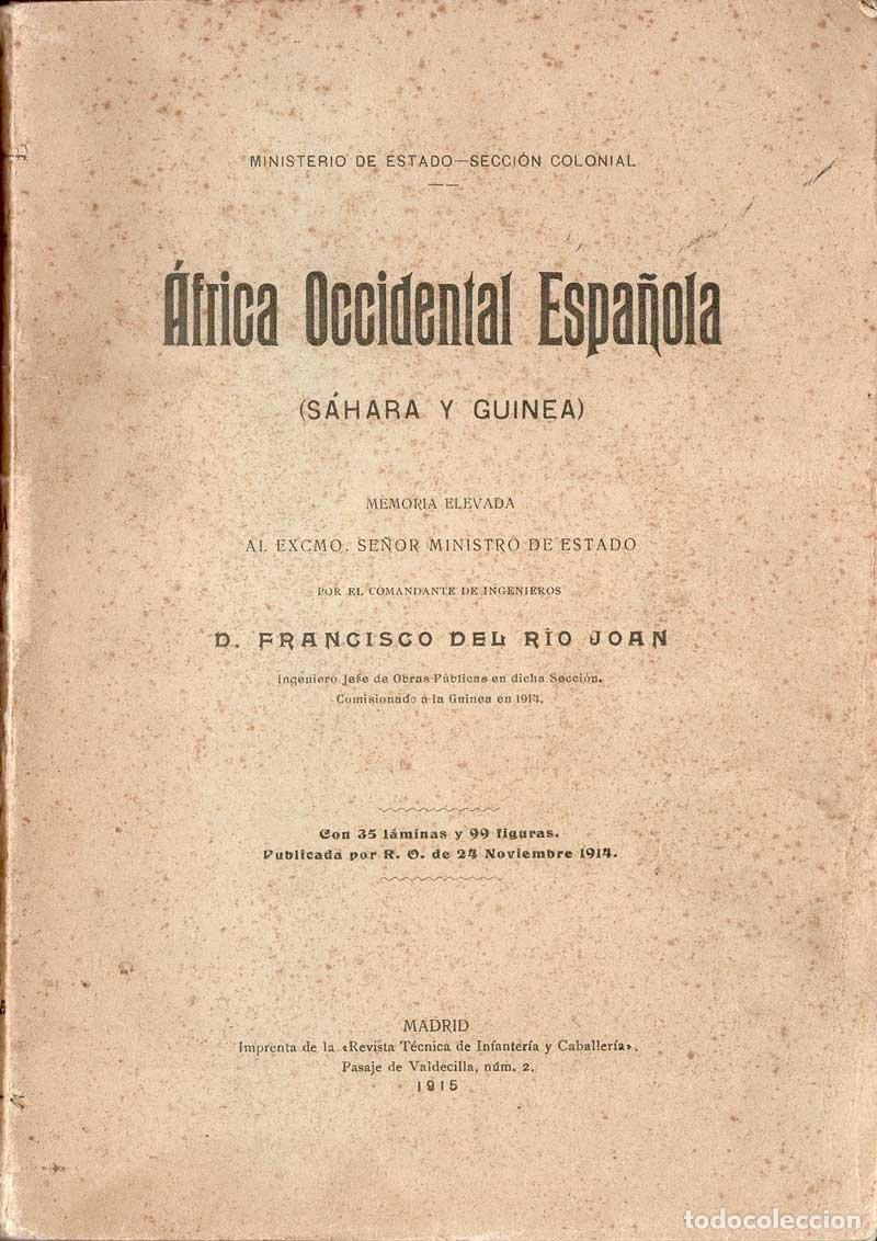 Militaria: Africa Occidental Espa&ntilde;ola (S&aacute;hara y Guinea) - Francisco del R&iacute;o Joan