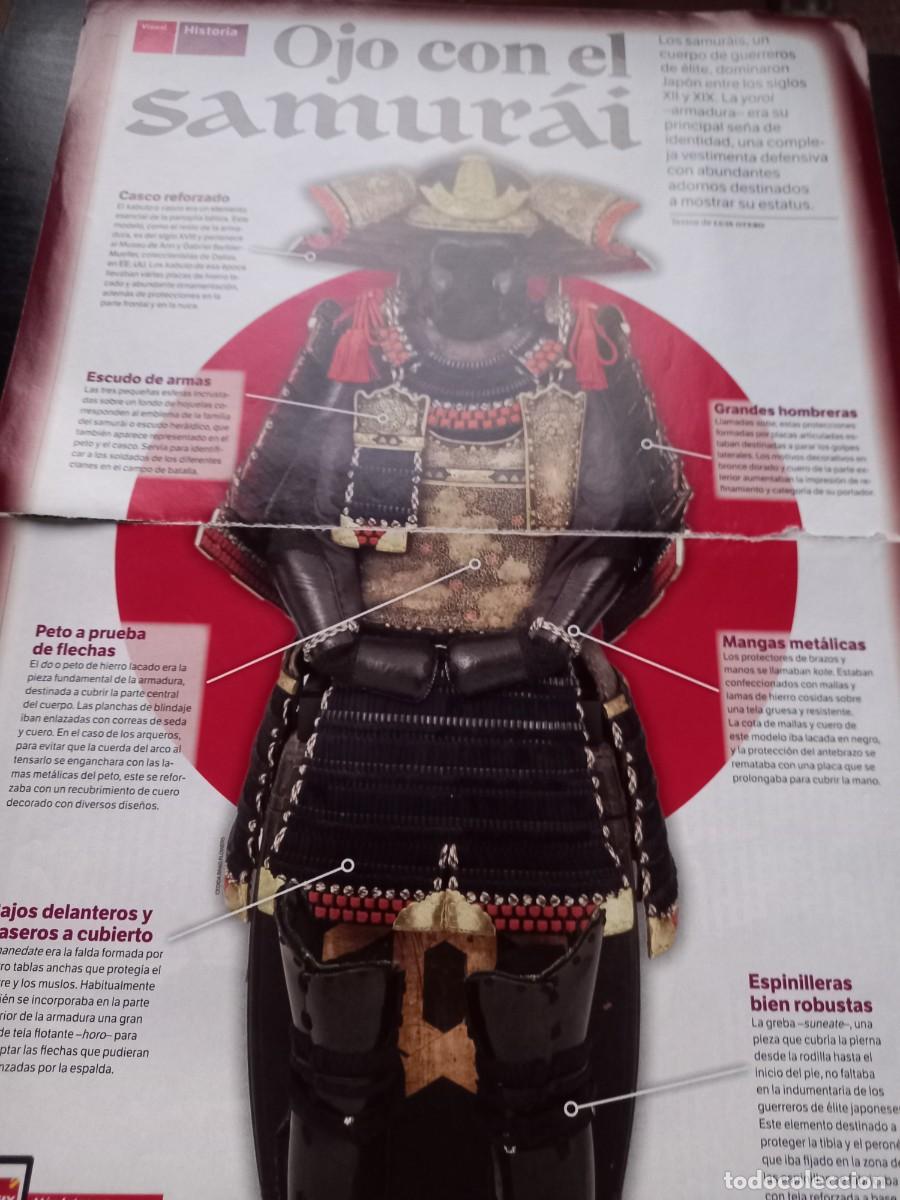 Militaria: LA ARMADURA Y COMPLEMENTOS DE LOS GUERREROS SAMURAI. 4 PAGINAS EXTRA&Iacute;DAS DE MUY INTERESANTE 2012