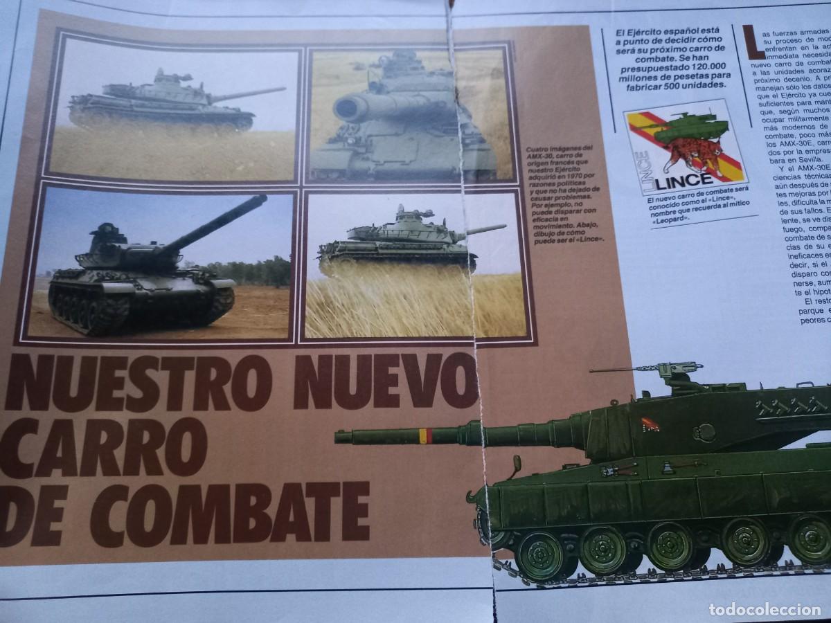 Military Antiques: LINCE, NUEVO CARRO DE COMBATE ESPA&Ntilde;OL. 6 PAGINAS. EXTRA&Iacute;DAS DE MUY INTERESANTE 1984