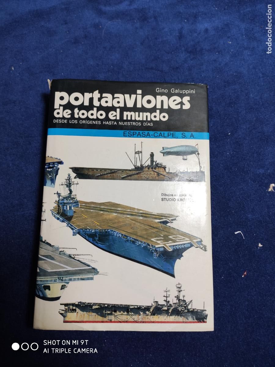 Military Antiques: portaaviones de todo el mundo espasa - calpe 1984
