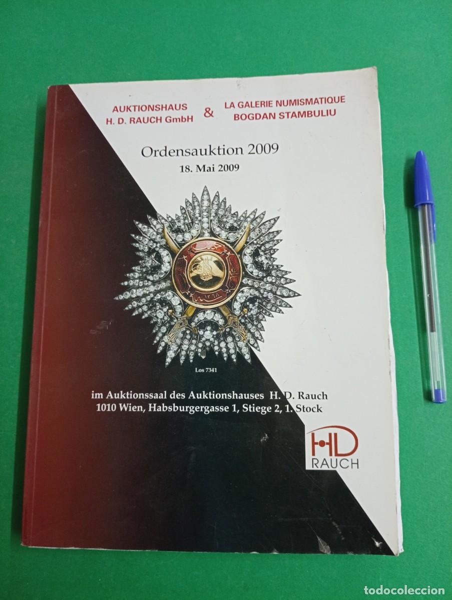 Militaria: Antiguo libro Cat&aacute;logo de subasta de medallas del mundo.