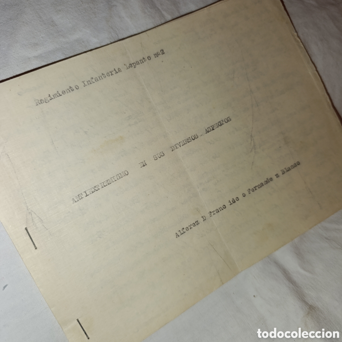 Military Antiques: 1952,REGIMIENTO INFANTER&Iacute;A LEPANTO 2,ANTIEXTREMISMO EN SUS DIVERSOS ASPECTOS,POR ALFEREZ BLANCO