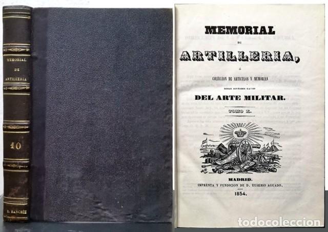 Militaria: MEMORIAL DE ARTILLERIA TOMO X - R. SANCHIZ - A-HM-1550
