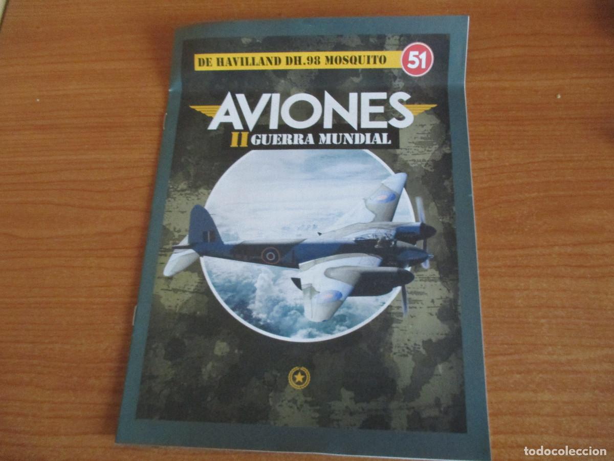 Militaria: AVIONES II GUERRA MUNDIAL: FASCICULO N&ordm; 51 , DE HAVILLAND DH.98 MOSQUITO